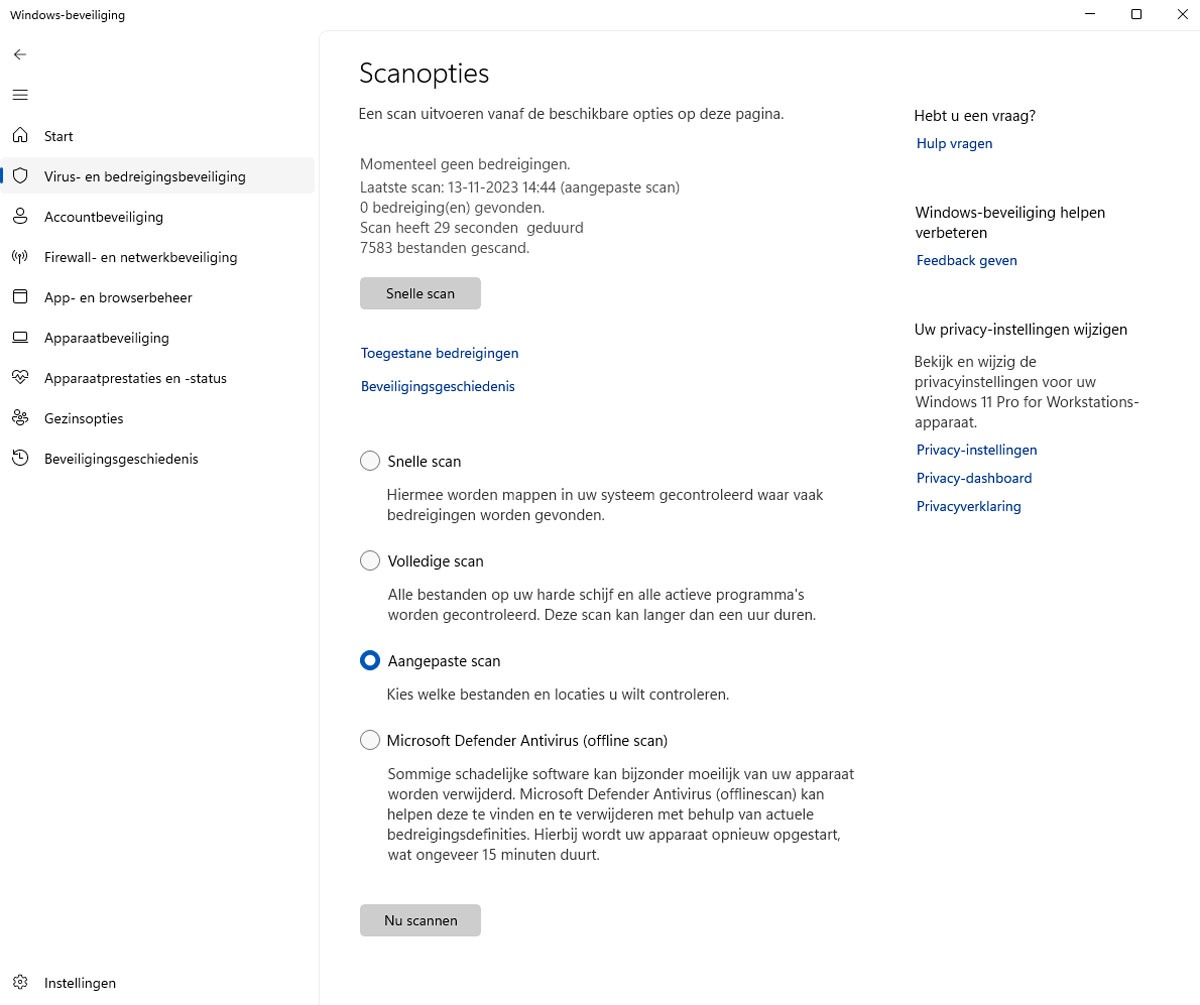 | SoftwareGeeknl Microsoft Defender Antivirus in Windows 11