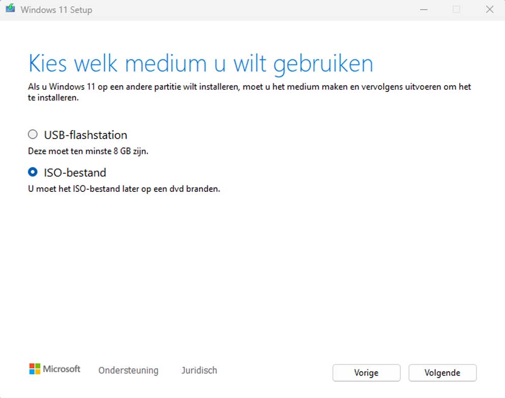 Geen Windows 11 23h2 Met Mediacreationtool