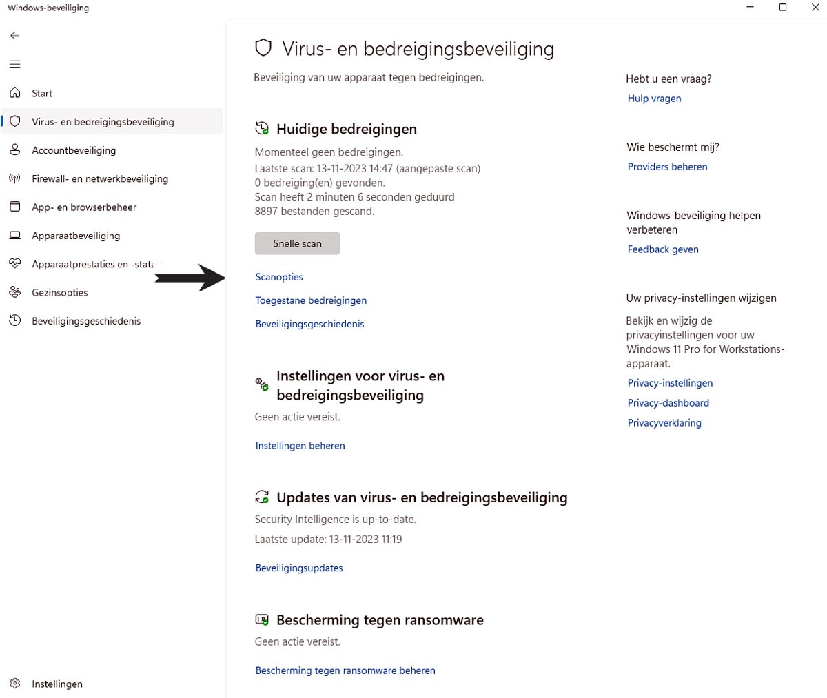 | SoftwareGeeknl Microsoft Defender Antivirus in Windows 11