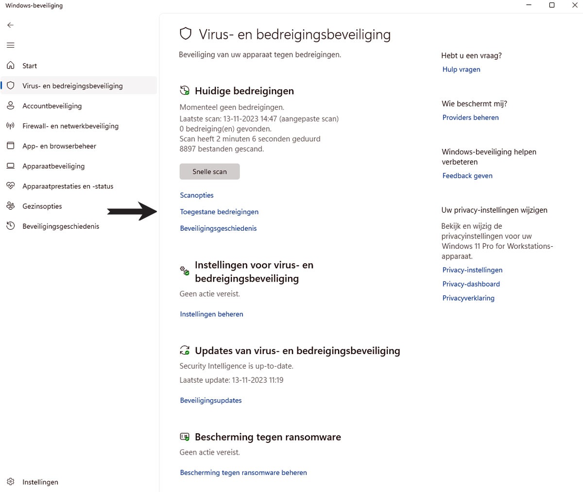| SoftwareGeeknl Microsoft Defender Antivirus in Windows 11