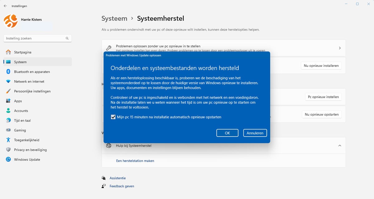 Los Blue Screen of Death Op in Windows 11