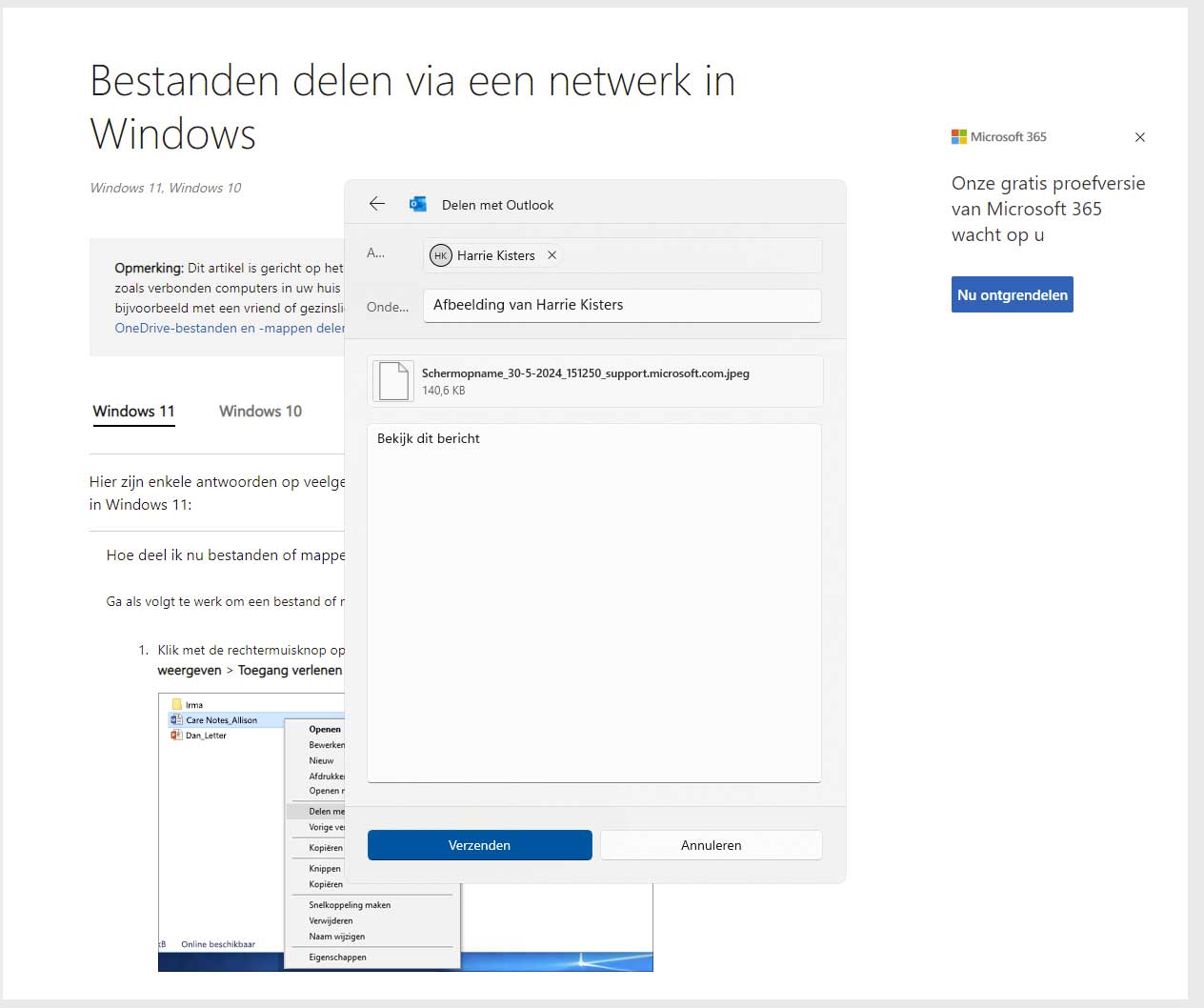 alle gekoppelde apparaten met hetzelfde Microsoft-account in instellingen-app Windows 11