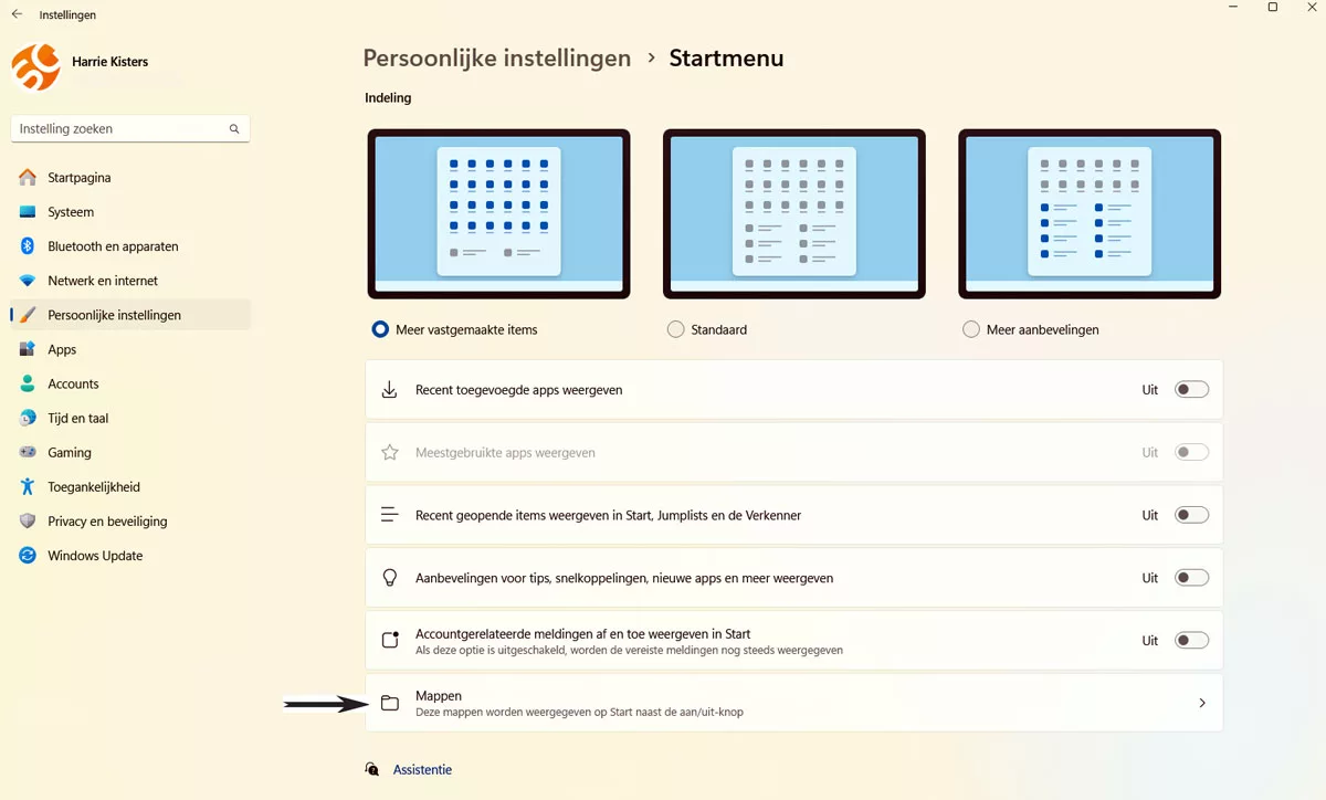 | SoftwareGeeknl Instelling mappen