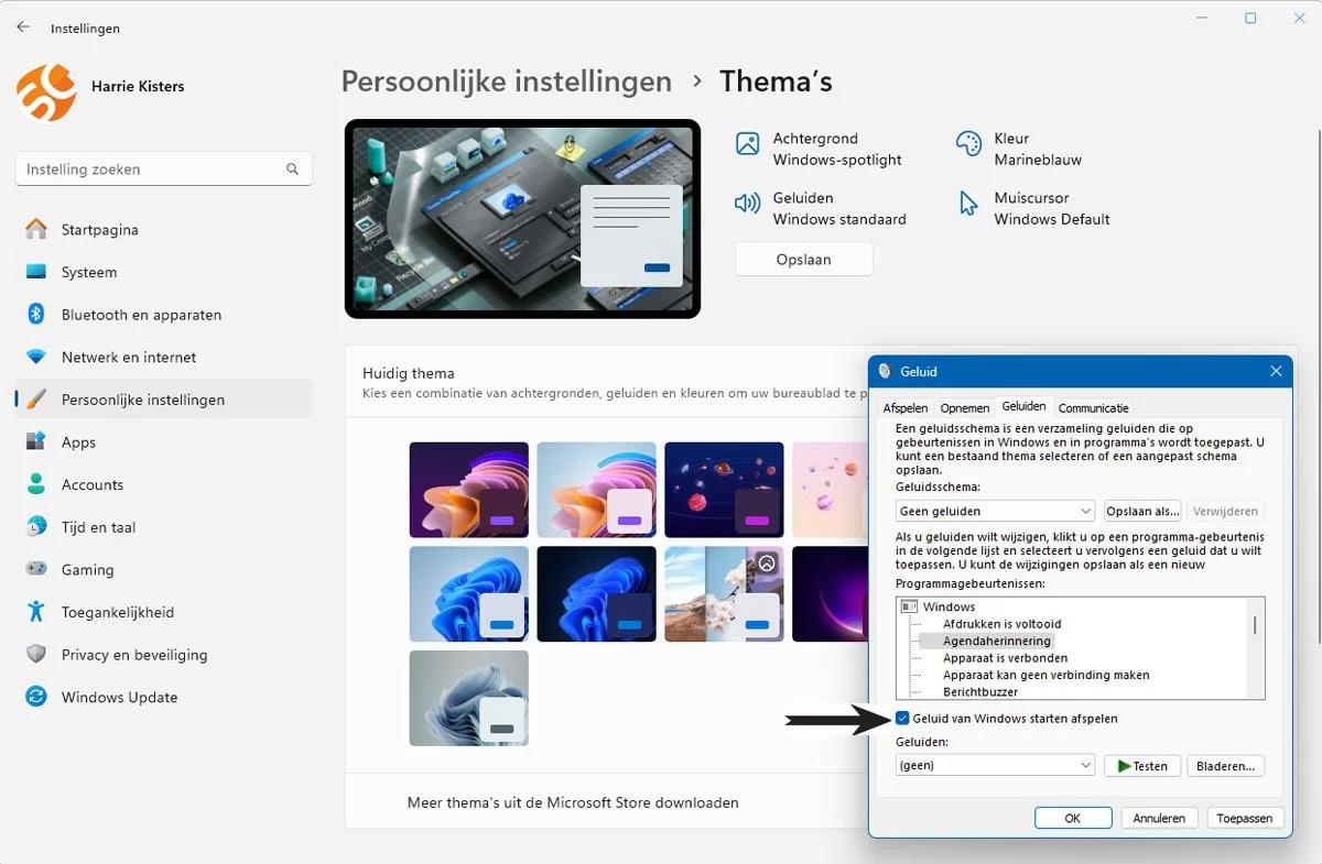 | softwaregeeknl Zet Opstartgeluid Uit
