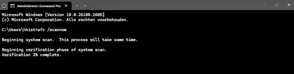 | SoftwareGeeknl Sfc Scan