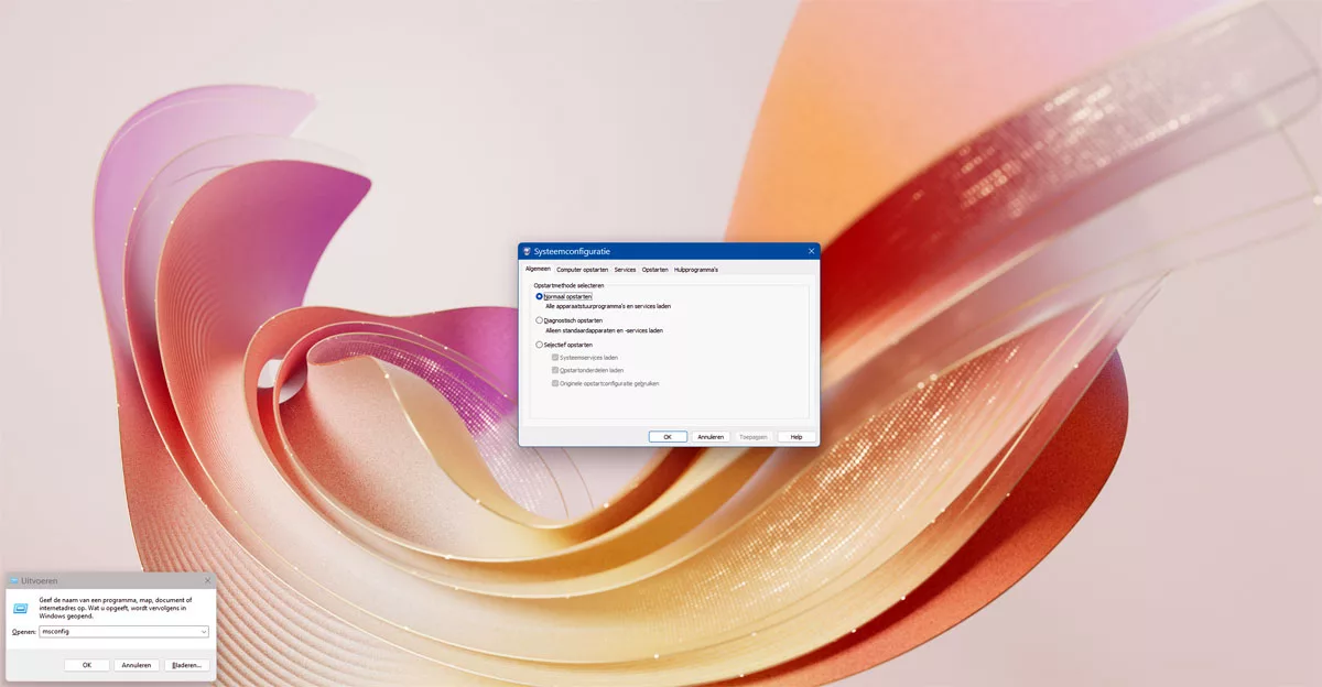 | SoftwareGeeknl Msconfig Uitgelegd