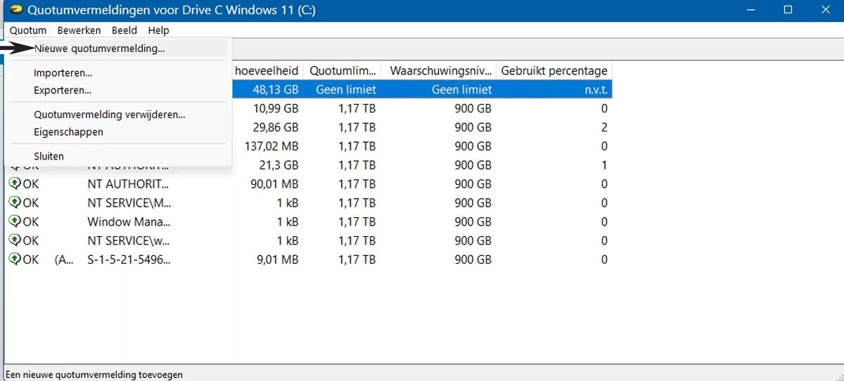 | SoftwareGeeknl Quotum Vermelding Toevoegen