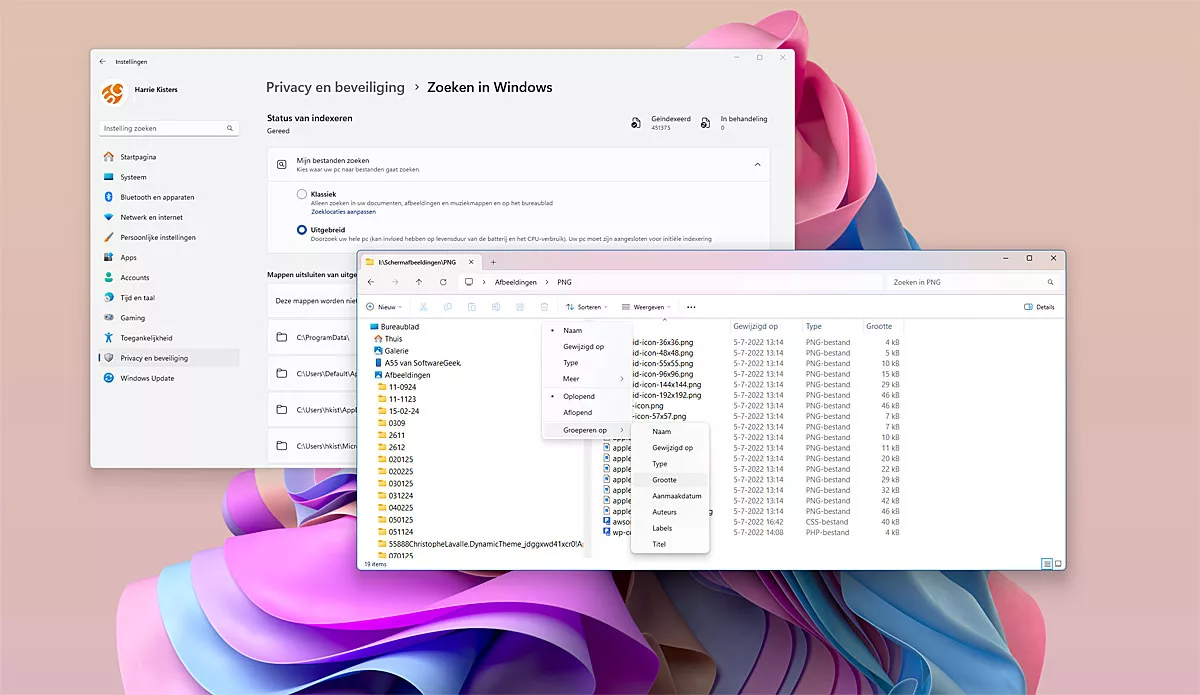 | SoftwareGeeknl Zoekefficiëntie in Verkenner Windows 11 Front
