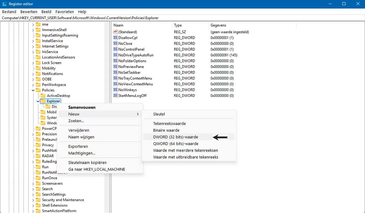 | SoftwareGeeknl Dword32 Regedit