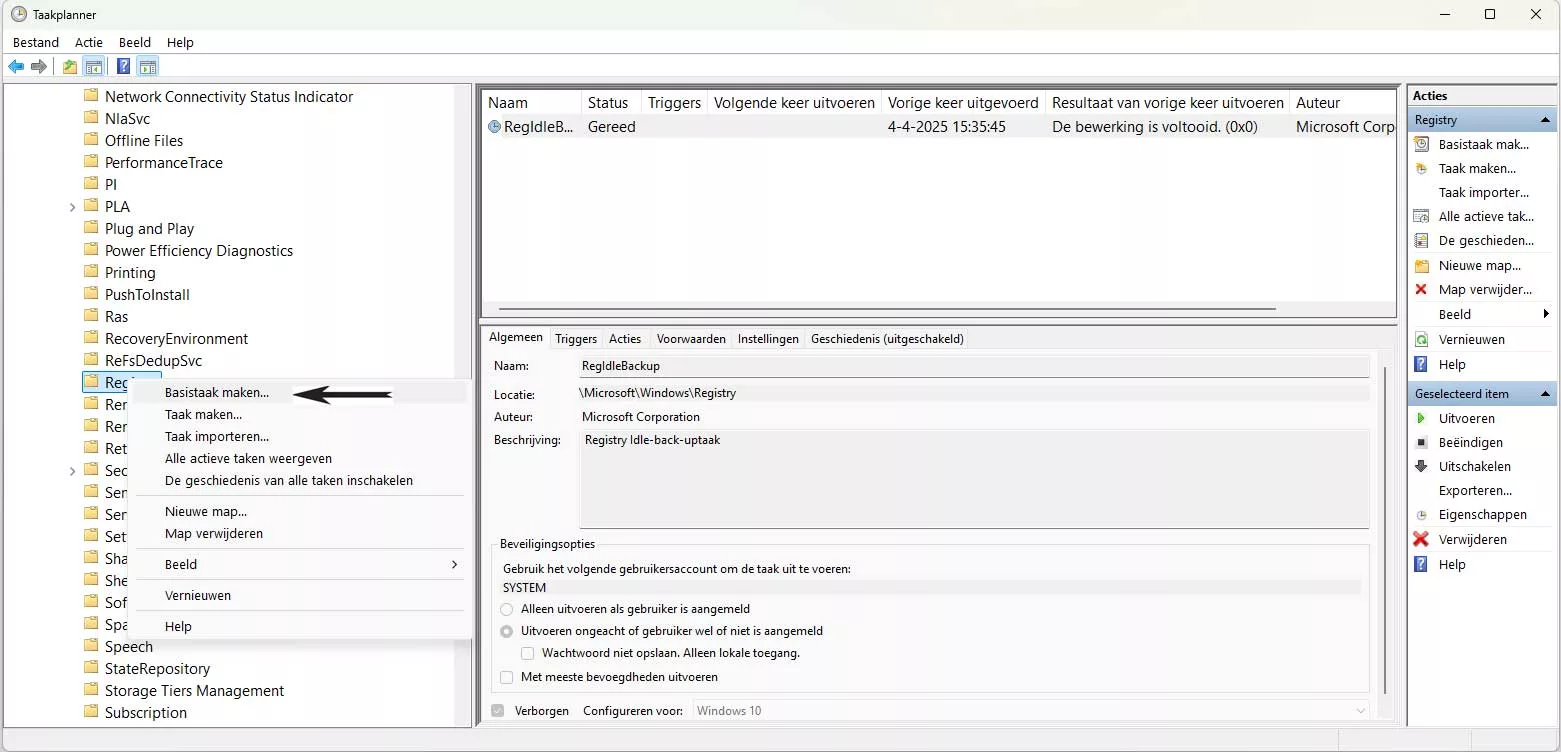 | SoftwareGeeknl Taakplanner Basistaak
