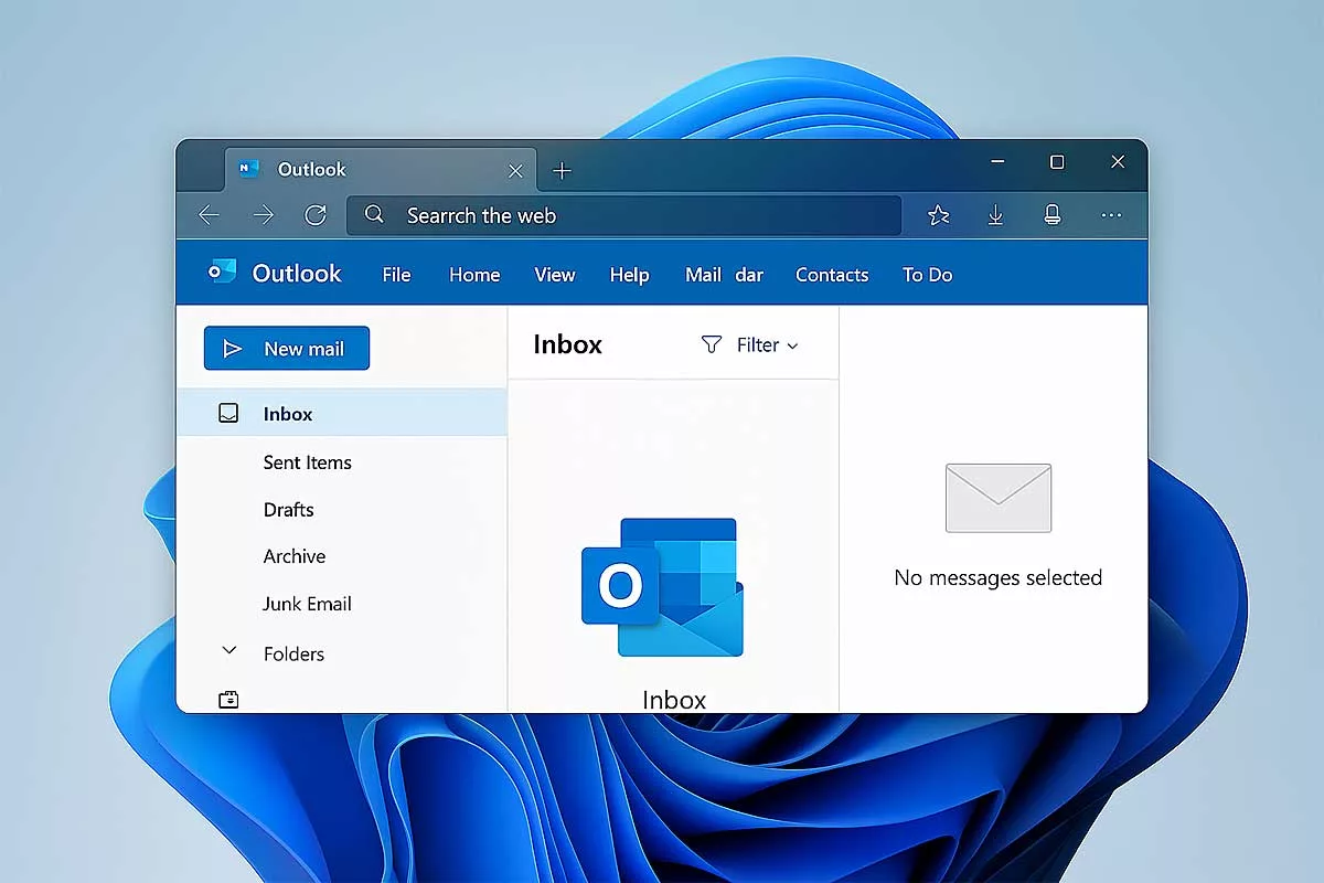 | softwaregeeknl Outlook Web Geopend in Edge Als Pwa