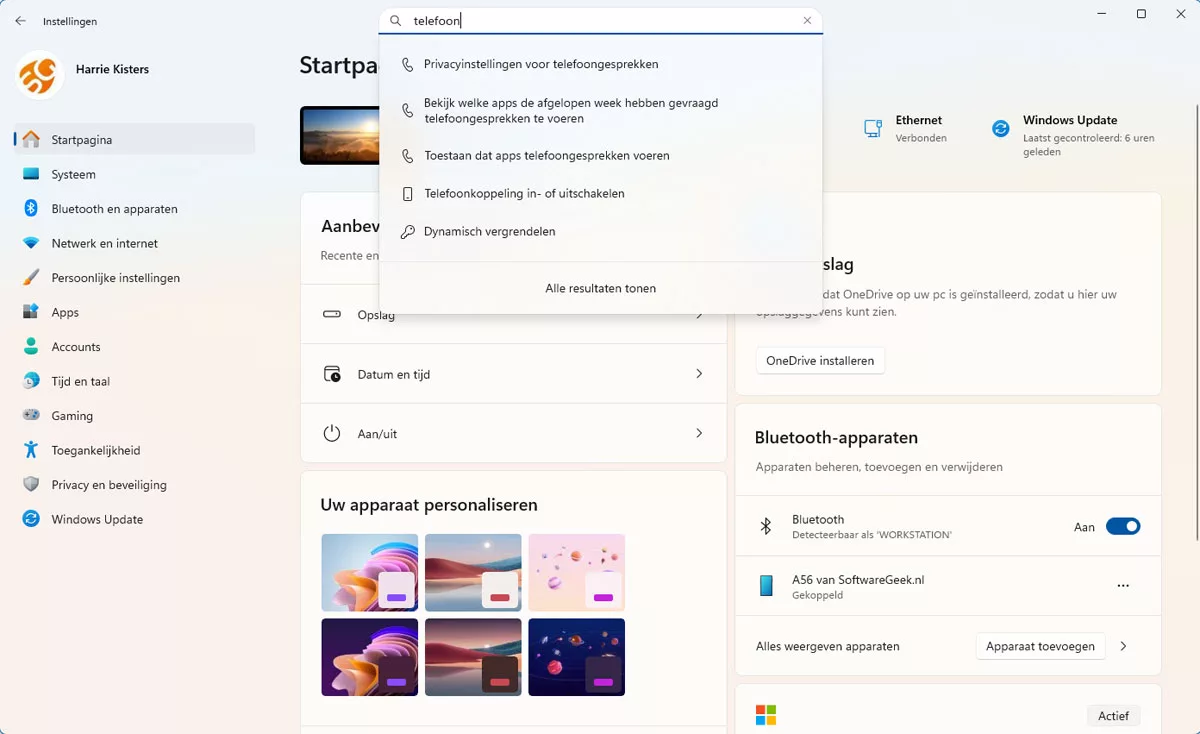 | softwaregeeknl Ai in Zoeken Instellingen