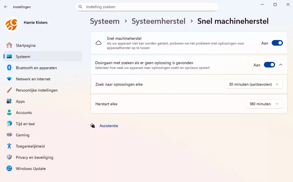 | softwaregeeknl Snel Machine Herstel