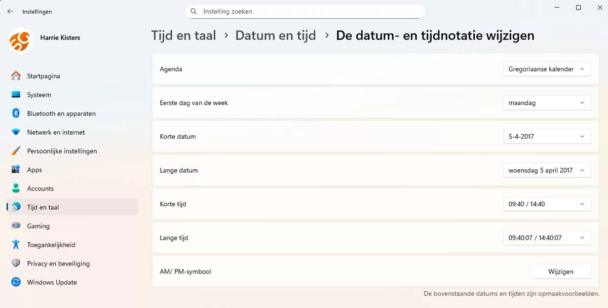 | softwaregeeknl Tijd Noterering