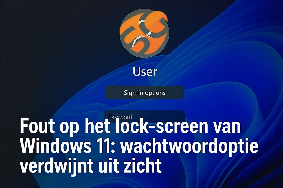 | softwaregeeknl Vergrendelscherm Fout