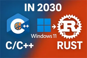 Microsoft vervangt code Windows naar Rust - uitgelicht
