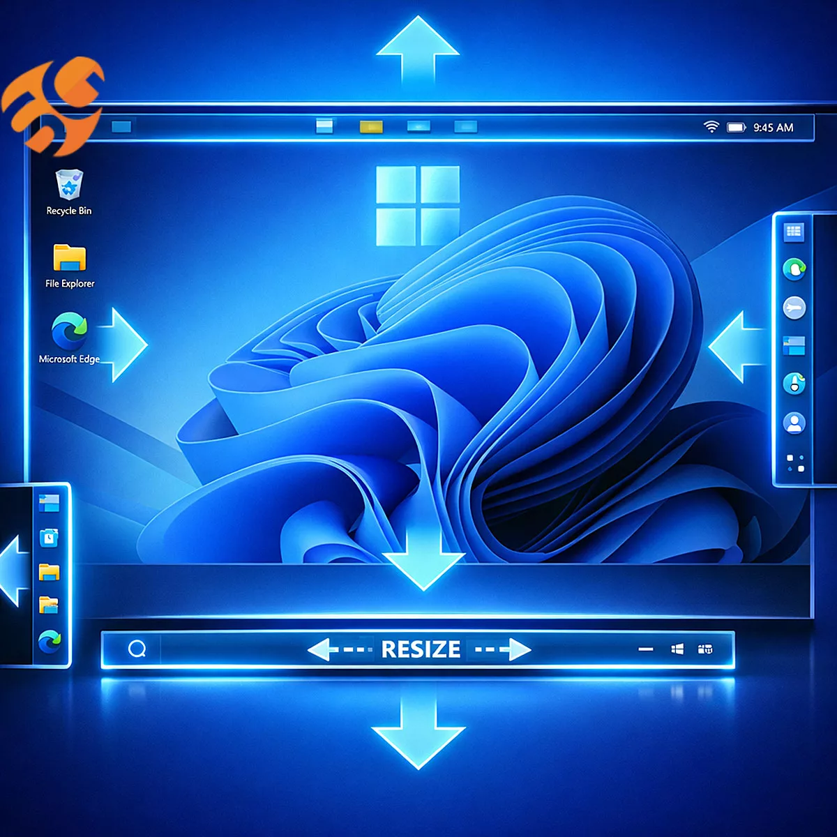 | softwaregeeknl Functie Taakbalk Terug