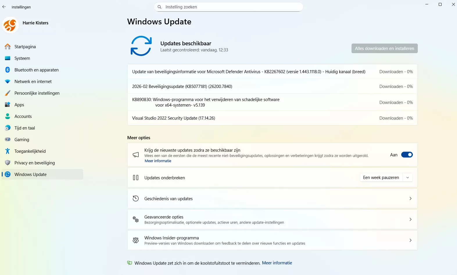 Windows Update Februari