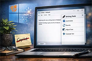 Microsoft haalt Copilot-naam weg uit Kladblok
