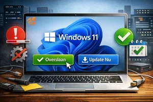 De installatie van Windows 11 zonder updateplicht